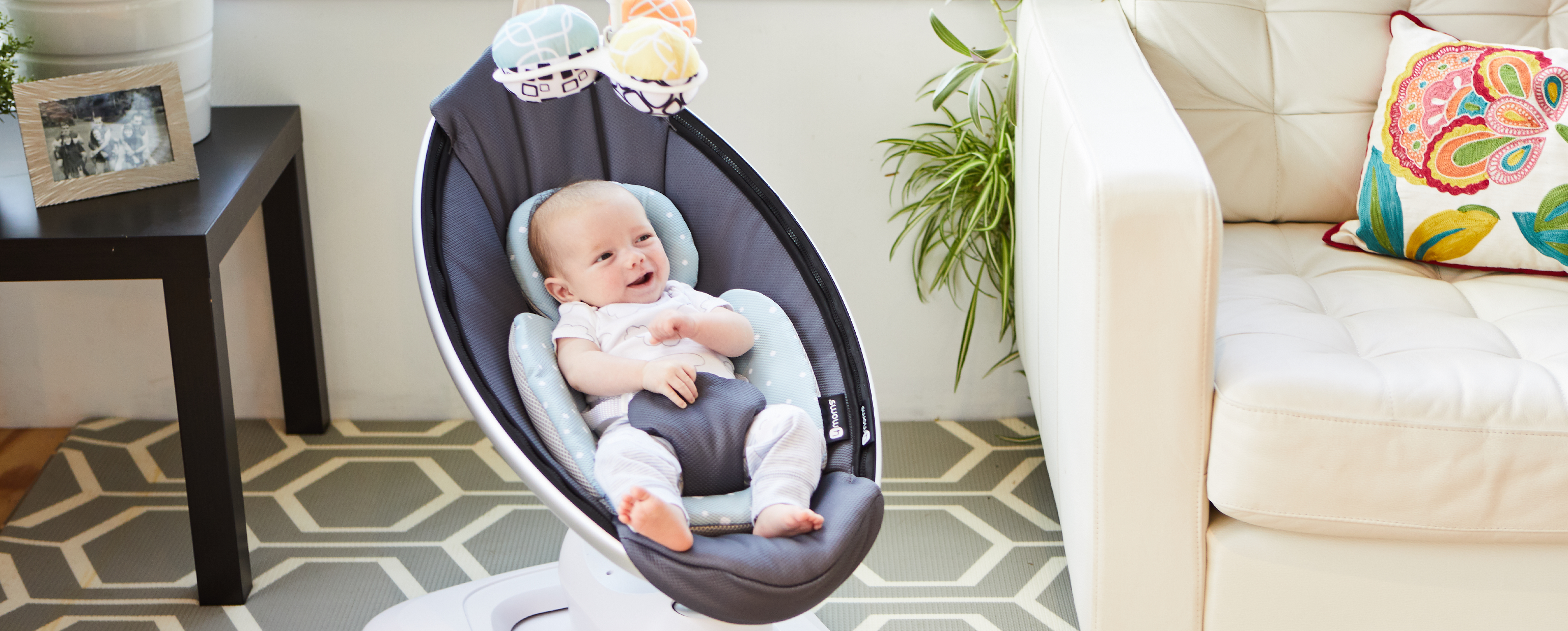 A Bluetooth Enabled Baby Swing That's Loved By Infants